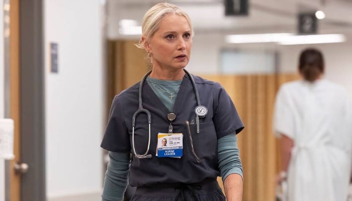 Katherine LaNasa opens up about first Emmy nod for The Pitt