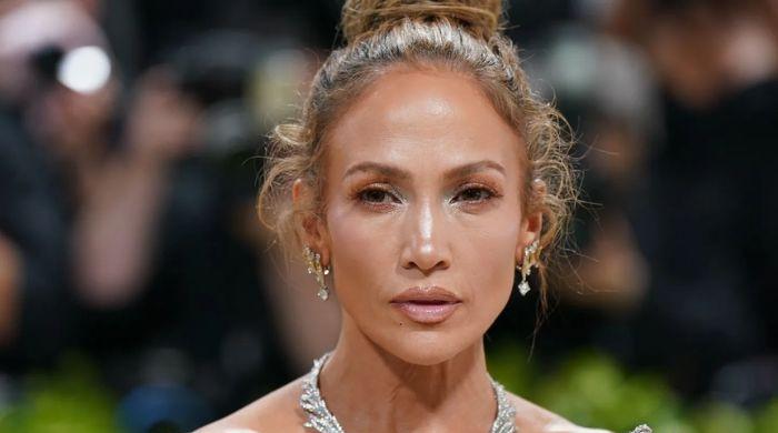 Jennifer Lopez looking concerned as she faces record label uncertainty