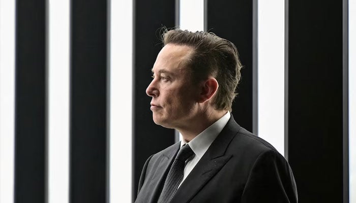 Elon Musk attends the opening ceremony of the new Tesla Gigafactory for electric cars in Gruenheide, Germany, March 22, 2022. — Reuters