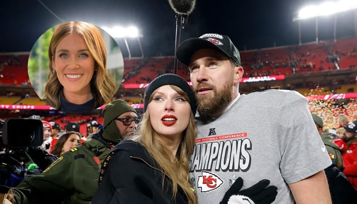 Taylor Swifts engagement to Travis Kelce inspires Georgia Loves dig at ex