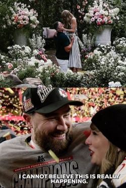 Taylor Swifts ex-boyfriend responds to singers engagement to Travis Kelce