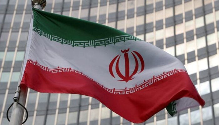 The Iranian flag flutters in front of the International Atomic Energy Agencys (IAEA) headquarters in Vienna, Austria, June 5, 2023. — Reuters