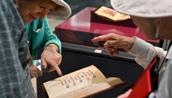 Ticket sales to see the Sarajevo Haggadah, one of the most precious religious manuscripts of the Middle Ages, would be donated to support the people of Palestine, Bosnias national museum. — AFP
