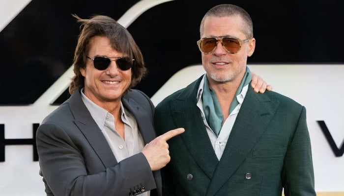 Photo: Truth behind Tom Cruise, Brad Pitts red-carpet hug laid bare