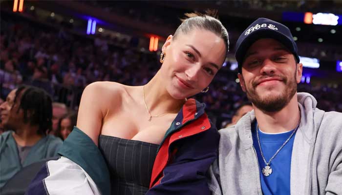 Pete Davidson with  girlfriend Elsie Hewitt : File photo