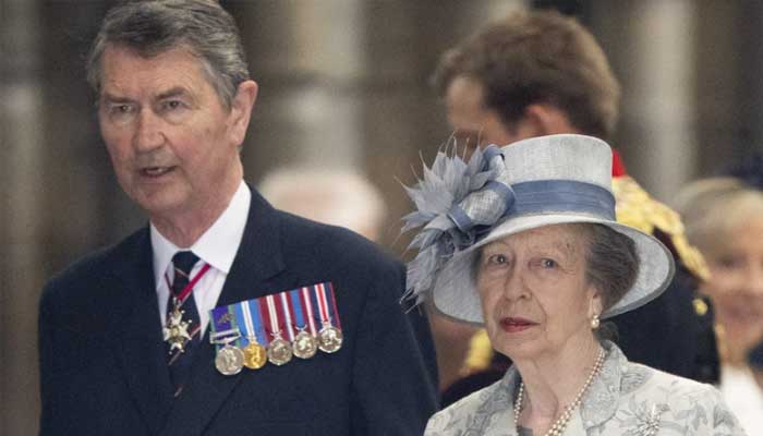 Sir Timothy Laurence with Princess Anne