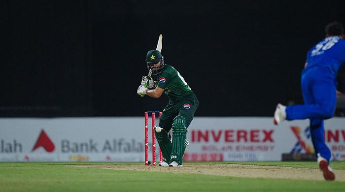 Agha’s unbeaten 53 lifts Pakistan to 182 against Afghanistan  www.geo.tv