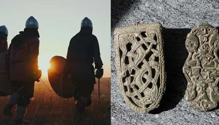 Queen explores Viking royal power at ancient graveyard