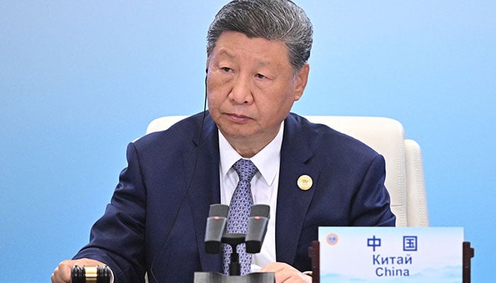 Chinese President Xi Jinping attends the Shanghai Cooperation Organisation (SCO) summit in Tianjin, China, September 1, 2025. — Reuters