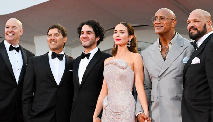 Smashing Machine has successful evening at Venice Film Festival