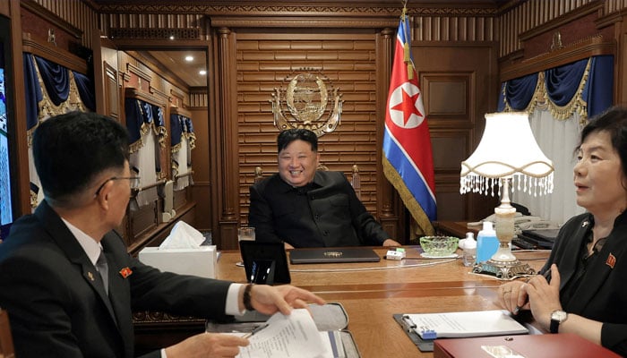North Korean leader Kim Jong Un travels by train as he leaves Pyongyang to attend Chinas celebration of the formal surrender of Japan in World War Two, in this picture released by the Korean Central News Agency on September 2, 2025. — Reuters