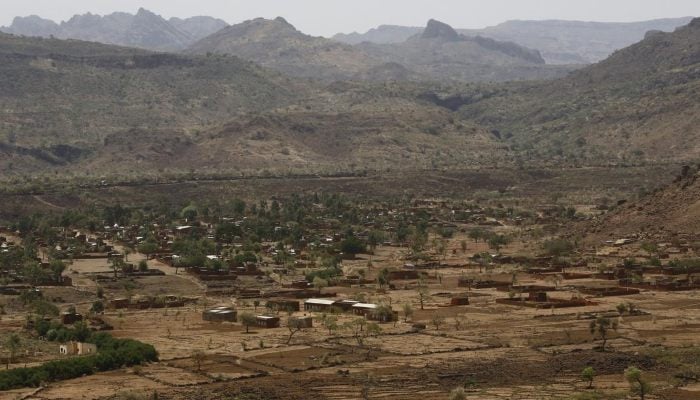 The village of Tarasin is in the Jebel Marra area of Sudan, June 19, 2017. — AFP