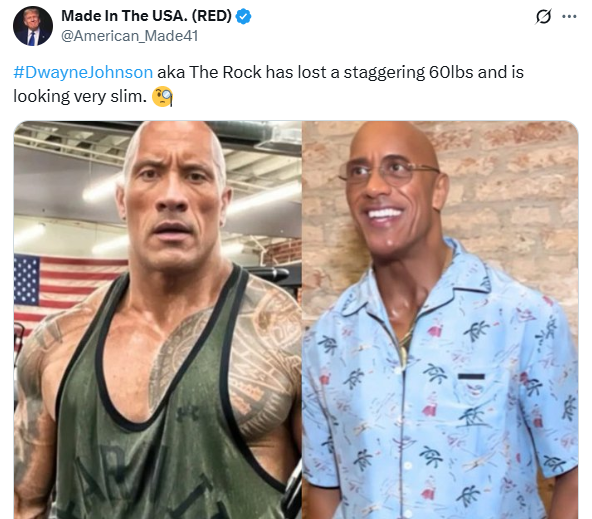Dwayne The Rock Johnson steps out after major transformation