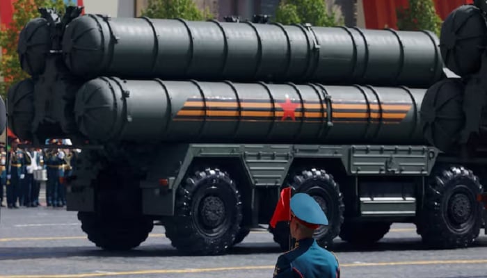 Russias S-400 air defence missile system units drive past a guard of honour during a military parade on Victory Day, marking the 80th anniversary of the victory over Nazi Germany in World War Two, in Red Square in central Moscow, Russia, May 9, 2025.—Reuters