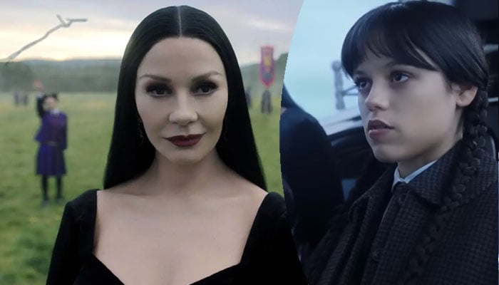 Jenna Ortega talks about her relationship with on-screen mom Catherine Zeta Jones
