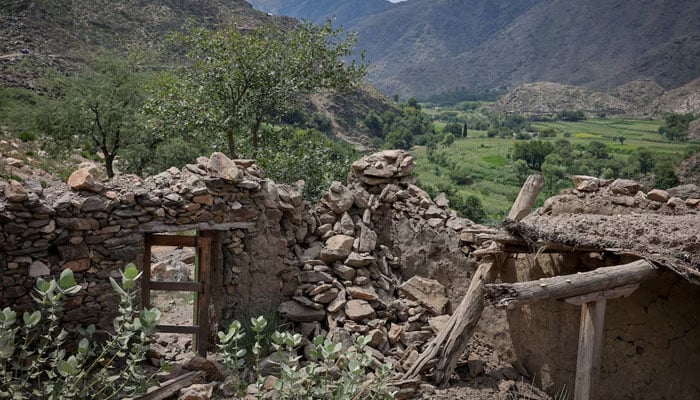 A view of a damaged house following a deadly magnitude-6 earthquake that struck Afghanistan on Sunday, at Lulam village, in Nurgal district, Kunar province, Afghanistan, September 3, 2025. — Reuters