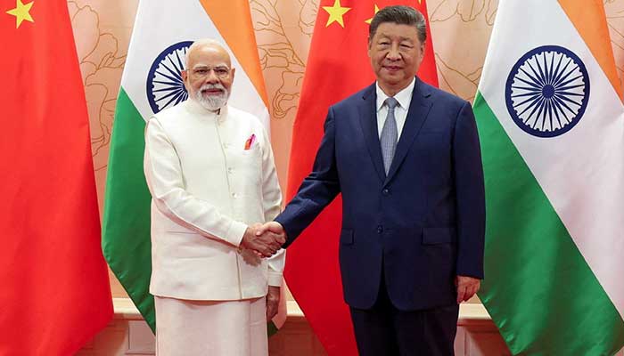 Indias Prime Minister Narendra Modi shakes hands with Chinese President Xi Jinping during a meeting on the sidelines of Shanghai Cooperation Organisation (SCO) Summit in Tianjin, China, August 31, 2025. — Reuters