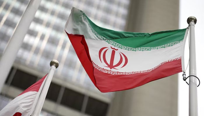 Iranian flag flies in front of the UN office building, housing IAEA headquarters, in Vienna, Austria, May 24, 2021. — Reuters