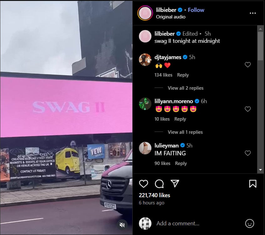 Justin Biebers surprise for fans is hours away
