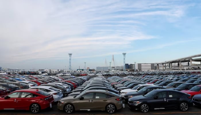 Honda vehicles are lined up at a vehicle storage yard at an industrial port, on the day US President Donald Trump struck a trade deal with Japan that lowers tariffs on auto imports, in Yokohama, near Tokyo, Japan, July 23, 2025. — Reuters