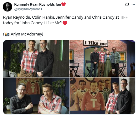 Ryan Reynolds and Colin Hanks premiere John Candy documentary