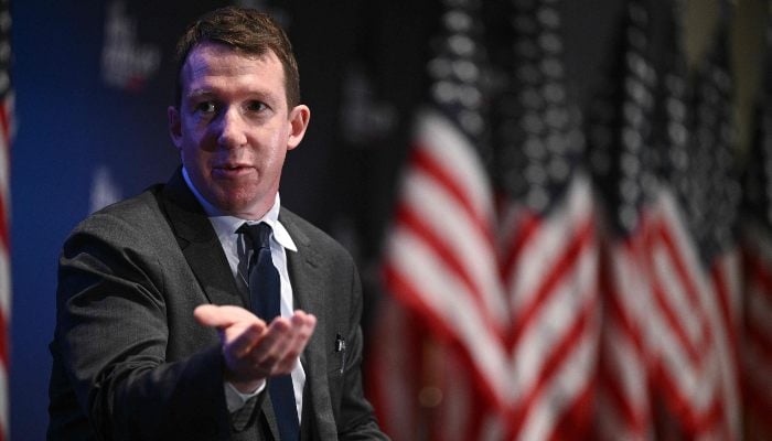 Co-Founder at Anthropic Jack Clark speaks during the Hill & Valley Forum at the US Capitol Visitor Center Auditorium in Washington, DC, on April 30, 2025. — AFP