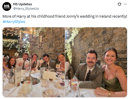 Harry Styles attends Irish wedding amid budding romance with Zoë Kravitz