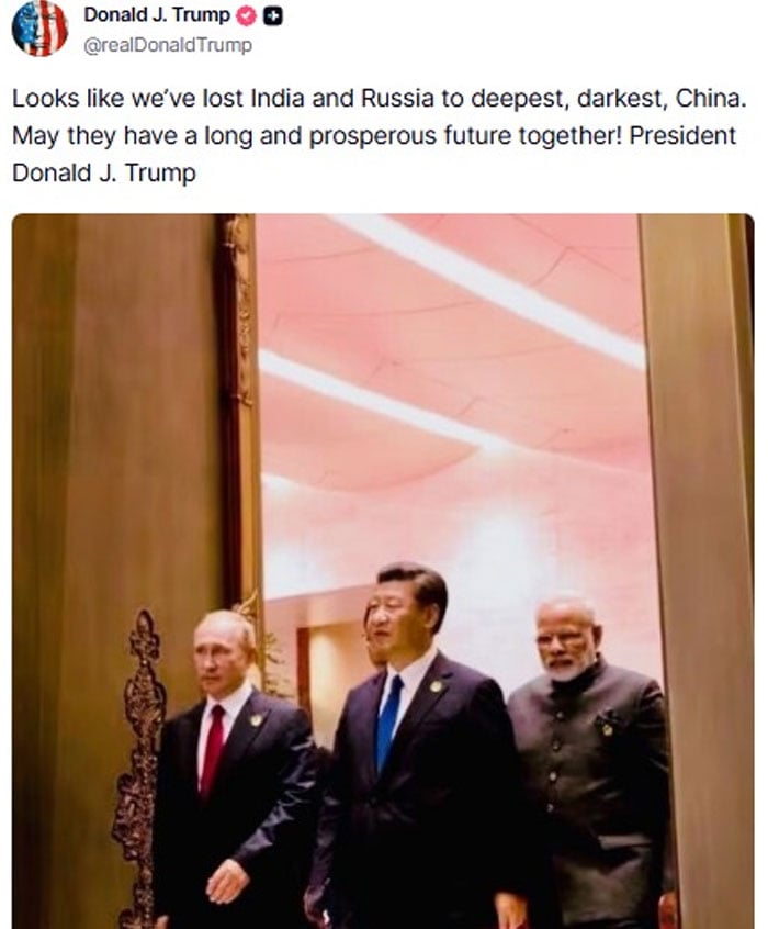 — Screengrab via Truth Social