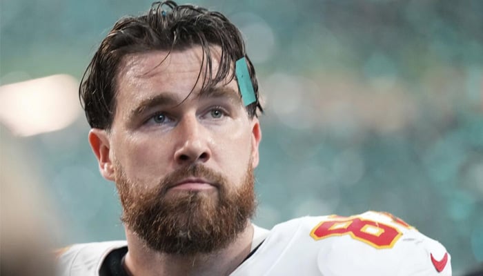 Travis Kelce sports bold custom suit ahead of Chiefs season opener