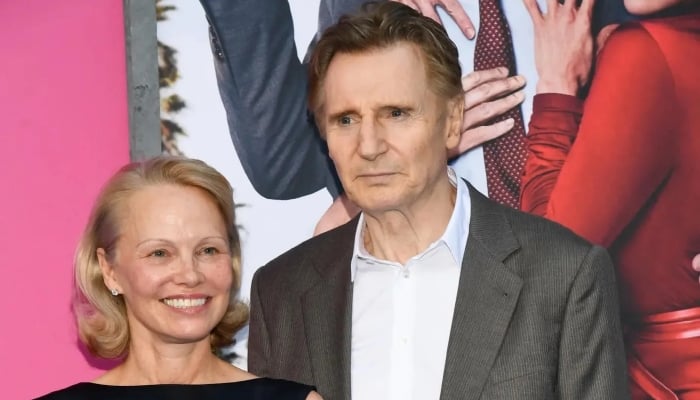 Photo: Pamela Anderson deeply in love with Liam Neeson: Report