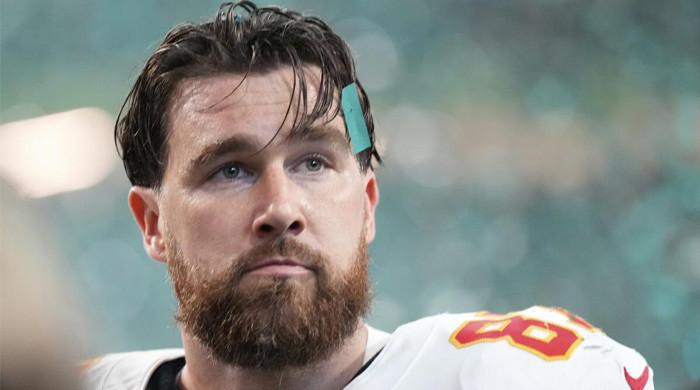 Travis Kelce sports bold custom suit ahead of Chiefs season opener