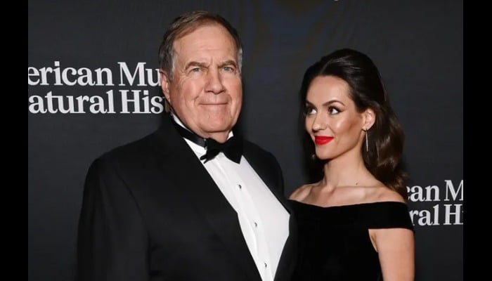 Jordon Hudson continues to support boyfriend Bill Belichick at UNC football game