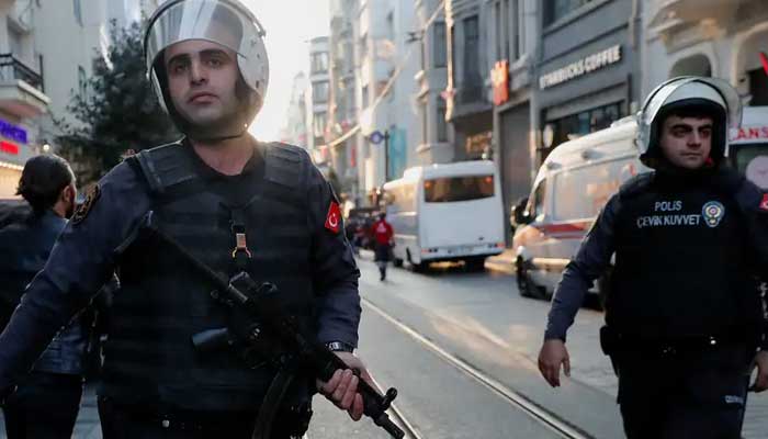 Turkish police personnel pictured at an incident site in this undated image. — Reuters/File