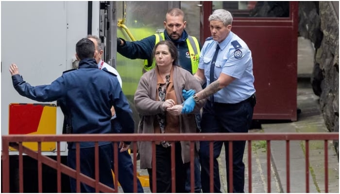 Erin Patterson, an Australian woman convicted of murdering three of her estranged husbands elderly relatives with a meal laced with poisonous mushrooms, arrives at Supreme Court of Victoria in Melbourne, Australia, August 25, 2025. — Reuters