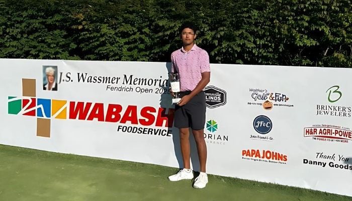 Pakistan’s golf star Omar Khalid Hussain. — Reporter