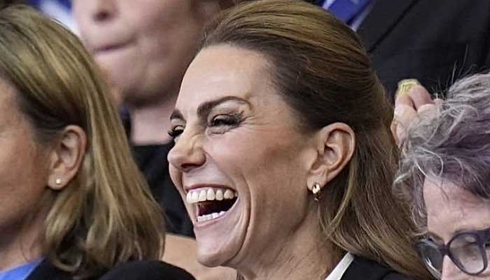 Kate Middleton during rugby match
