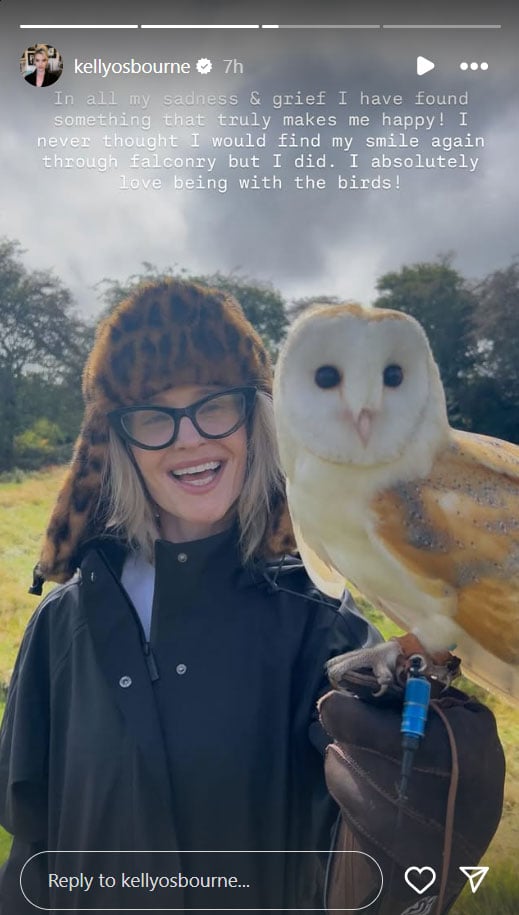 Kelly Osbourne finds new source of happiness after dad Ozzys death