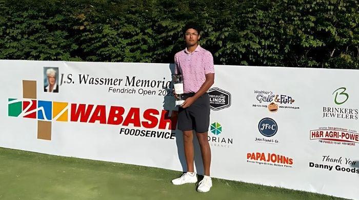 Omar Khalid becomes first Pakistani golfer to win title on American soil Omar Khalid becomes first Pakistani golfer to win title on American soil