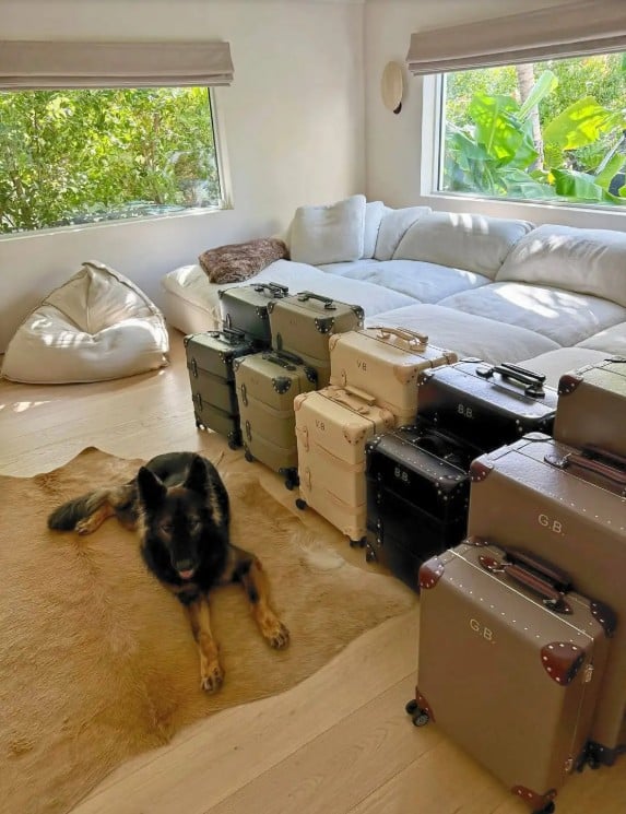 Gisele Bündchen shows off 11 custom luggage worth $30k+