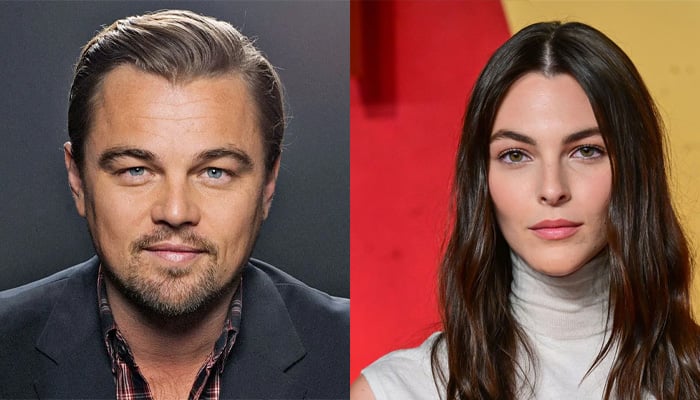 Leonardo DiCaprios girlfriend supports him at his new project premiere