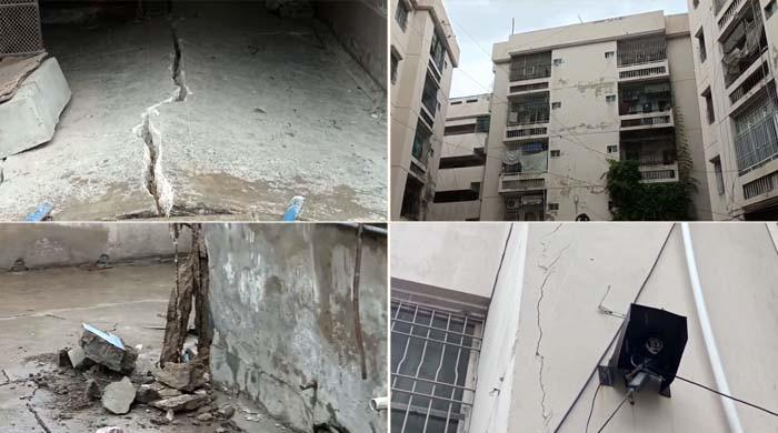 Residential building declared dangerous in Karachi's Gulistan-e-Jauhar
