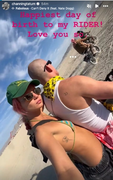Channing Tatum celebrates girlfriend Inkas 26th birthday with beach snaps