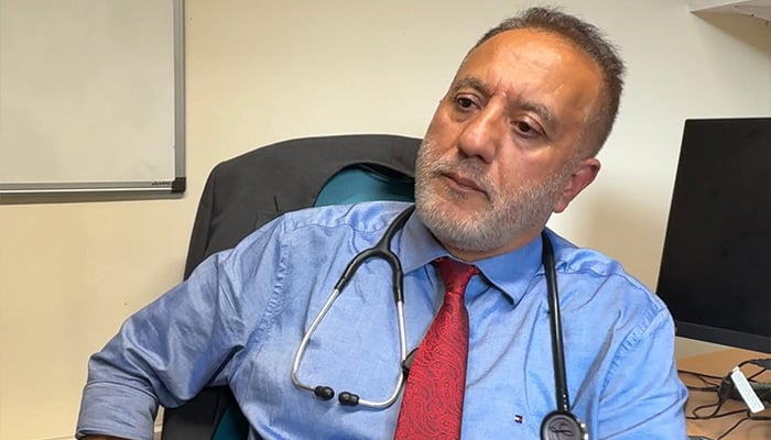 British-Pakistani Dr Sher Bahadur Anjum, who is originally from Gilgit Baltistan, treats thalasaemia patients through gene therapy for the first time in UK. — Reporter