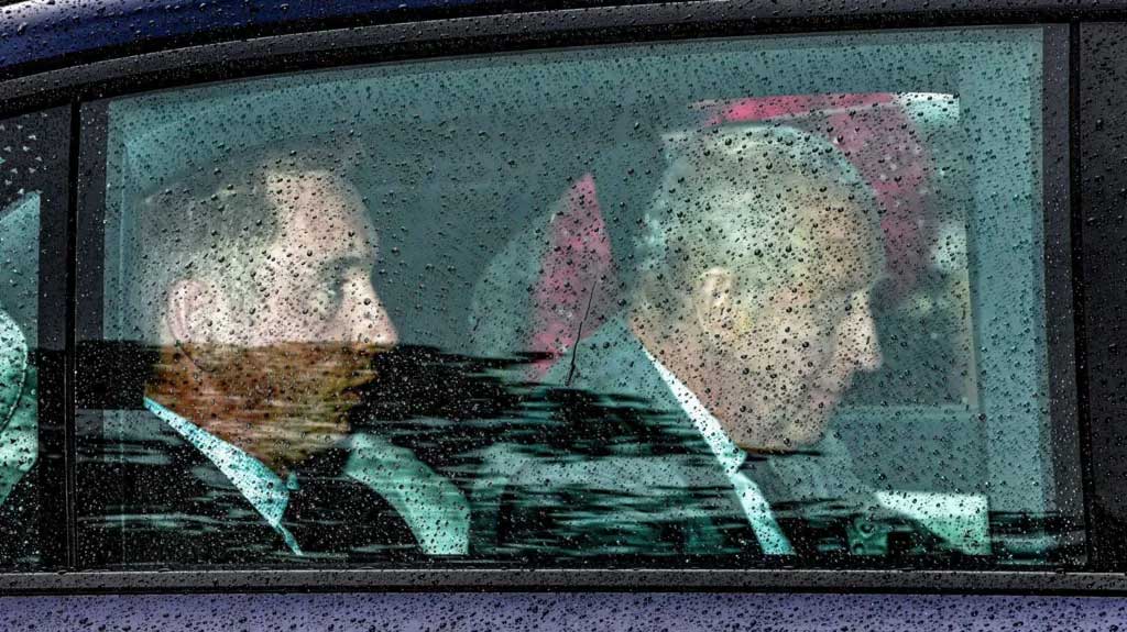 In pictures: King Charles, Prince Harry spotted arriving at Clarence House before meeting