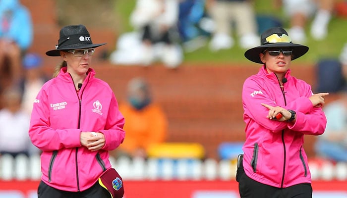Female umpries of the Emirates ICC Panel of Match Officials. — ICC