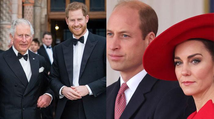 Prince William, Kate Middleton, Prince Harry, and King Charles reunion photo