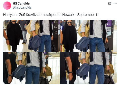 Harry Styles and Zoë Kravitz seen in rare outing as romance intensifies