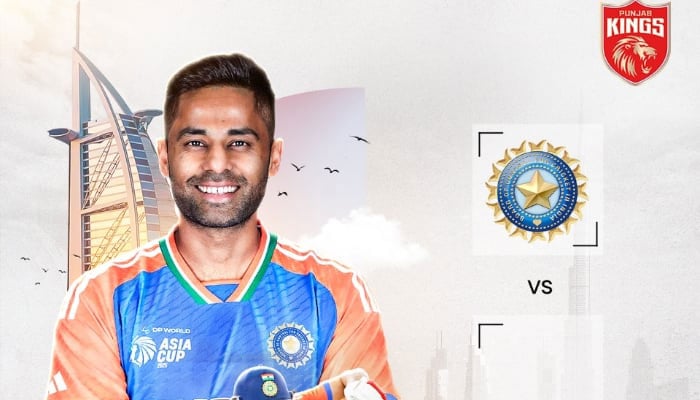 Punjab Kings share promotional photo on social media, ahead of India-Pakistan Asia Cup 2025 clash on September 11, 2025. — Instagram@punjabkingsipl