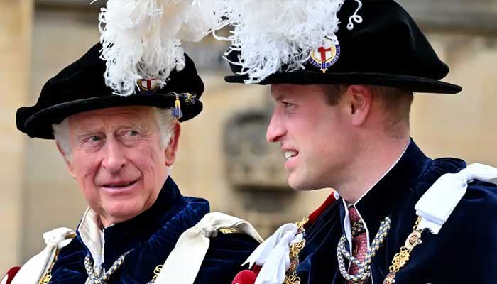 King Charles and Prince William: File photo