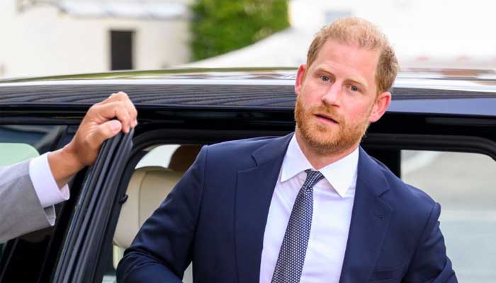 Prince Harry arrives at an event during his visit to the UK: File photo